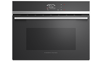 Fisher and Paykel OS60NDB1 Electric Double Steam Combination Oven Black GlassStainless Steel